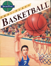 Omni-Play Basketball Commodore 64 US box art